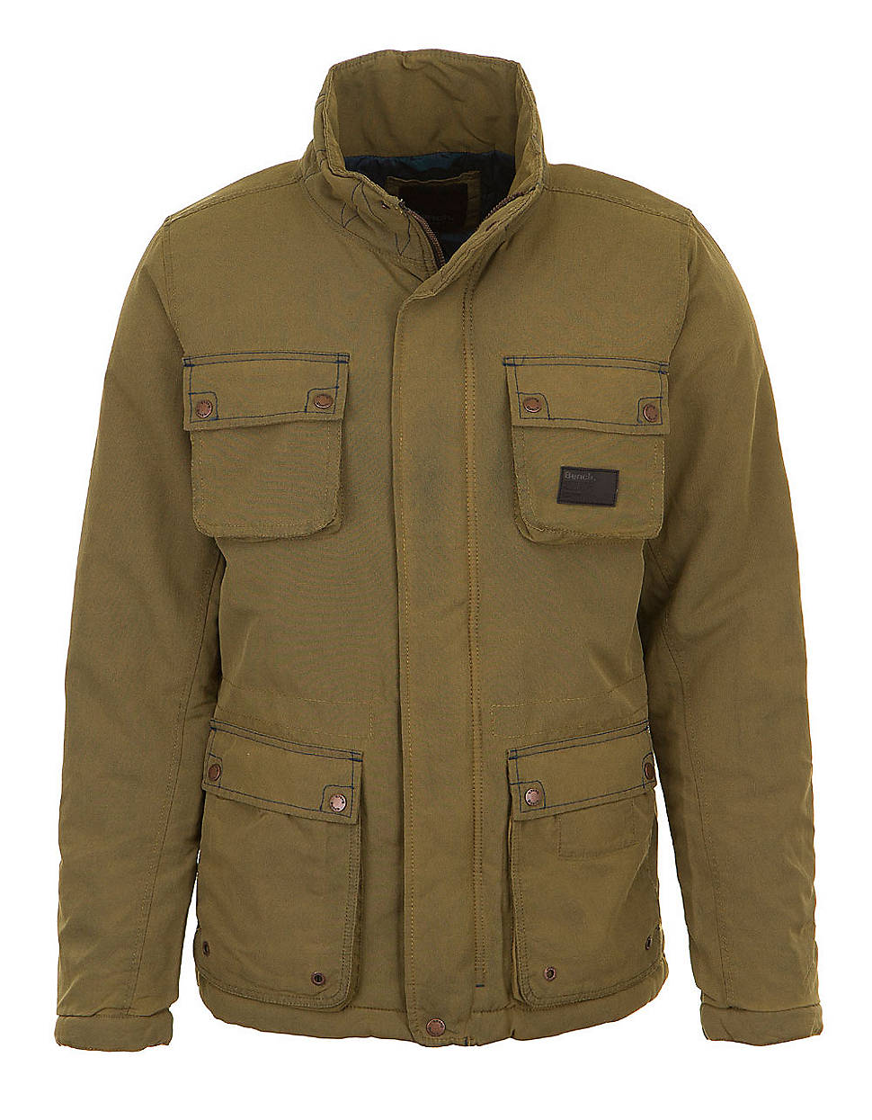Bench Leicester Zip Up Jacket in Brown for Men Lyst