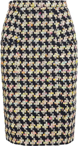 Erdem Sheila Tweed Skirt - Lyst