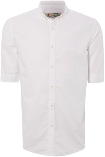Label Lab Long Sleeve Logo Carrier Oxford Shirt - Lyst