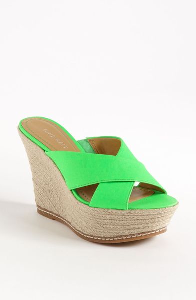 Nine West Dashall Sandal in Green (start of color list green fabric ...