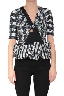 Peter Pilotto Silk and Viscose Lara Blouse - Lyst