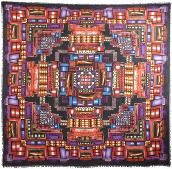 Peter Pilotto Printed Jersey and Silkblend Scarf - Lyst