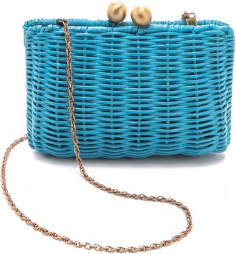 Serpui Marie Pic Nic Wicker Minaudiere - Lyst