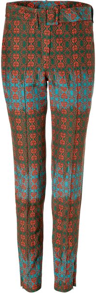 Sophie Theallet Oliverustmulti Belted Arabesque Print Silk cotton Print - Lyst
