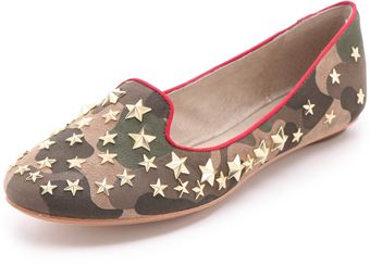 Ash Infini Star Studded Camo Loafers - Lyst