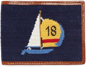 Brooks Brothers Needlepoint Sailboat Billfold - Lyst