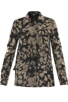 DKNY Dillon Animalprint Cargo Jacket - Lyst