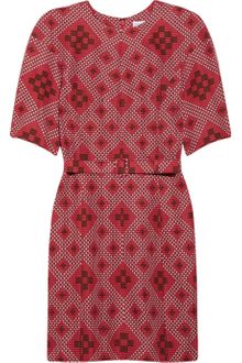Jonathan Saunders Emile Printed Cotton Blend Dress - Lyst
