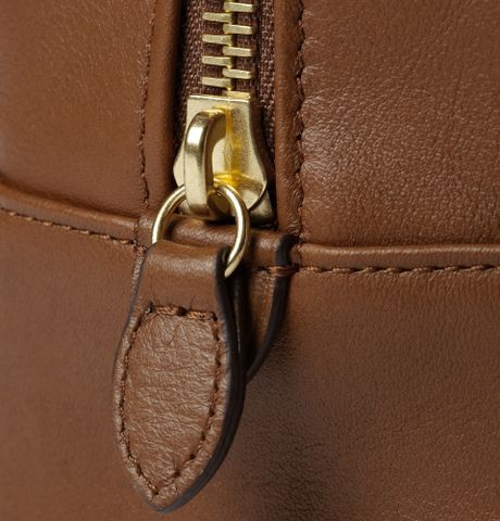 mulberry men's leather wash bag