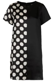 Topshop Spot Mix Tunic Dress - Lyst