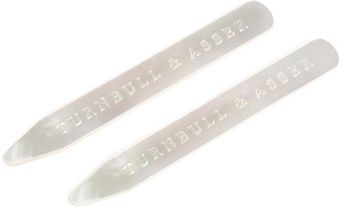 Turnbull & Asser Setoftwo Motherofpearl Collar Stays - Lyst
