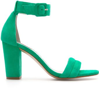 Zara Medium Height Sandal - Lyst