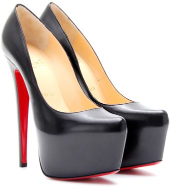 Christian Louboutin Daffodile Leather Platform Pumps - Lyst