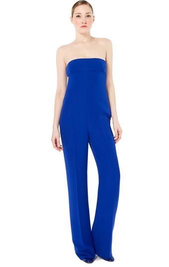 Valentino Strapless Jumpsuit - Lyst