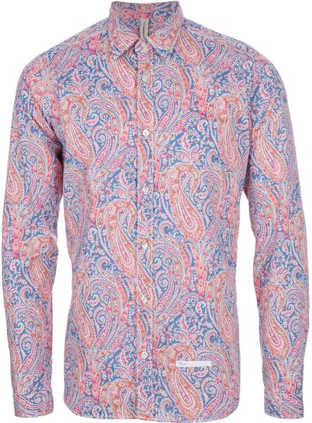 pink paisley western shirt