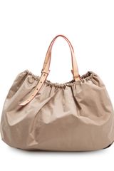 Mango Nylon Shopper Bag