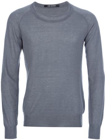 Neil Barrett Double Layered Sweater - Lyst