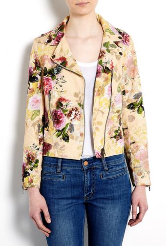 Paul & Joe Sister Ponpan Floral Biker Jacket - Lyst