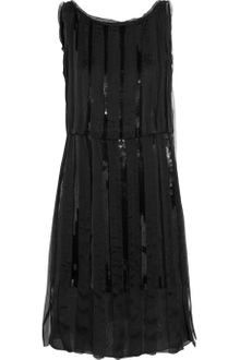 Philosophy di Alberta Ferretti Silk-Chiffon Tulle and Sequined Dress - Lyst