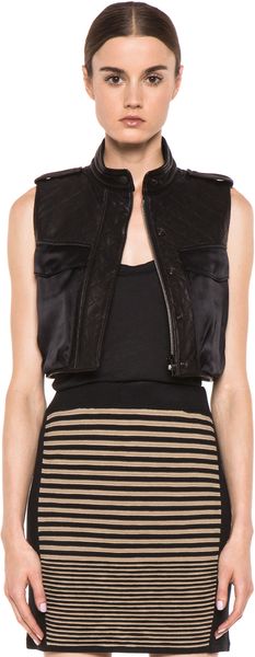 Rag & Bone High Clare Vest in Black - Lyst