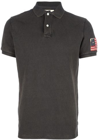 Ralph Lauren Flag Polo Shirt - Lyst