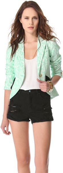 Smythe Lace Blazer - Lyst
