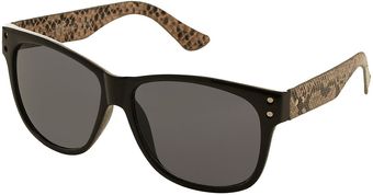 Topshop Snake Arm Flat Tops Sunglasses - Lyst