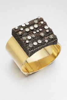 Vionnet Crystal Cuff Bracelet - Lyst