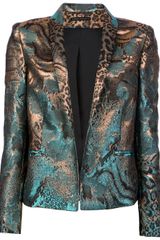 Anthony Vaccarello Jacquard Blazer