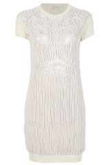Carven Appliqué Rope Dress