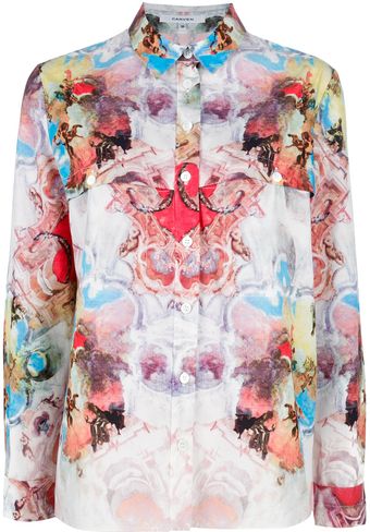 Carven Printed Shirt - Lyst