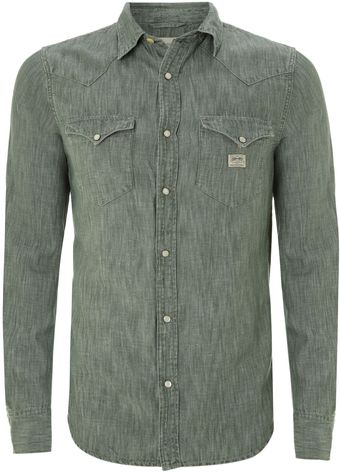 Denim And Supply Ralph Lauren Western Beach Denim Shirt - Lyst