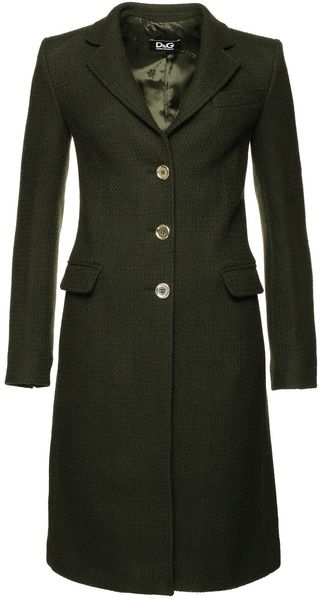 D&G Coat Dark Green - Lyst