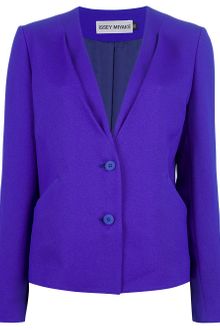 Issey Miyake Single Breasted Blazer - Lyst