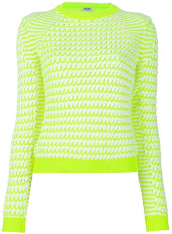 Kenzo Bi-Colour Sweater - Lyst