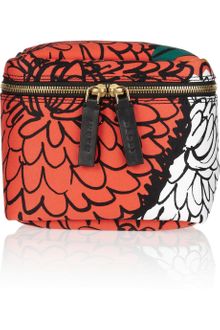 Marni Floral Print Cotton Canvas Cosmetics Case - Lyst
