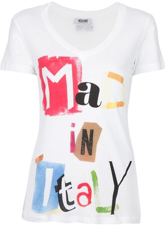Moschino Cheap & Chic 'Made in Italy' T-Shirt - Lyst