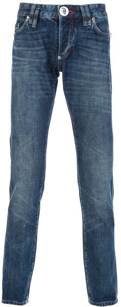 Philipp Plein Straight Leg Jean - Lyst