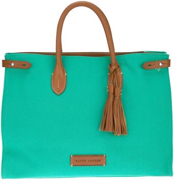 Ralph Lauren Tassel Tote - Lyst