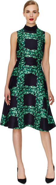 Rodarte Ivy Trellis Printed Sleeveless Dress - Lyst