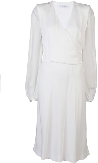 Viktor & Rolf Long Sleeve Wrap Dress - Lyst