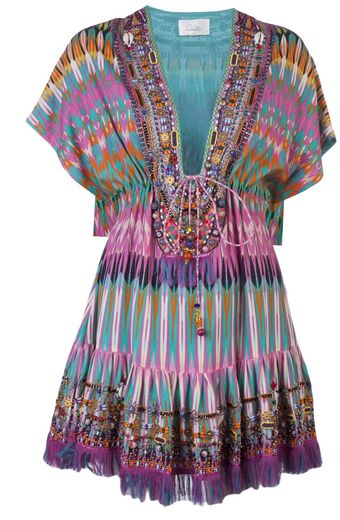 Camilla Embellished Short Dress - Lyst