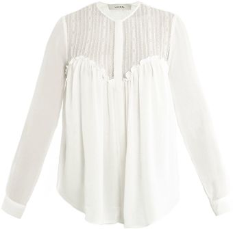 Lover Shadow Lace Blouse - Lyst