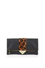 Topshop Tri Lock Merino Clutch