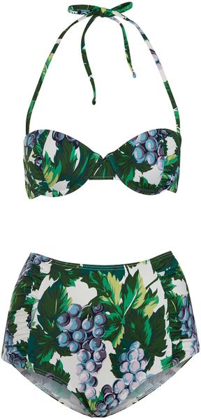 Topshop Purple Grape Underwired Bikini - Lyst
