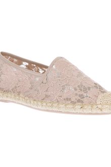 Valentino Lace Espadrille - Lyst