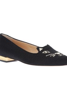 Charlotte Olympia Kitty Flats Slipper - Lyst