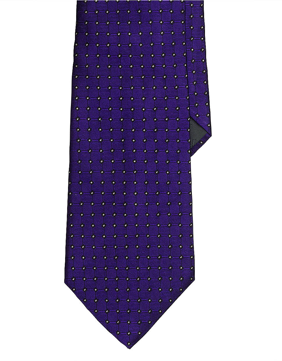 Lauren By Ralph Lauren Silk Macclesfield Tie in Blue for Men (purple