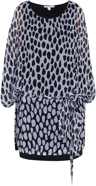 Diane Von Furstenberg Robyn Gathered Dress - Lyst