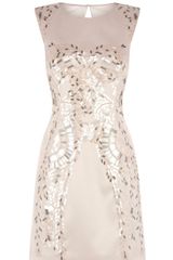 Karen Millen Metallic Sequin Dress